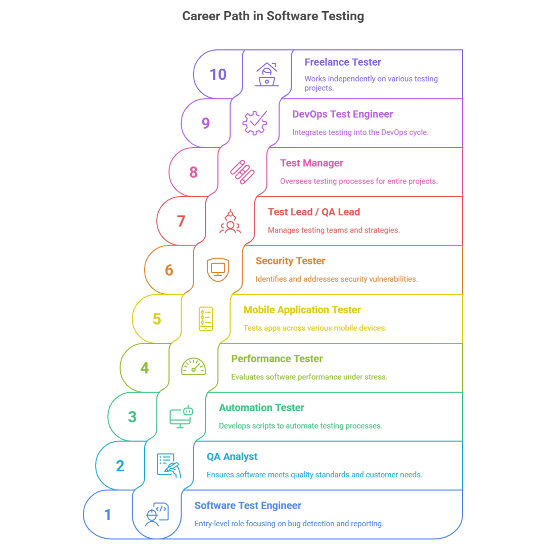 Testing Related Job Roles Top Job Roles After Completing a Software Testing Course