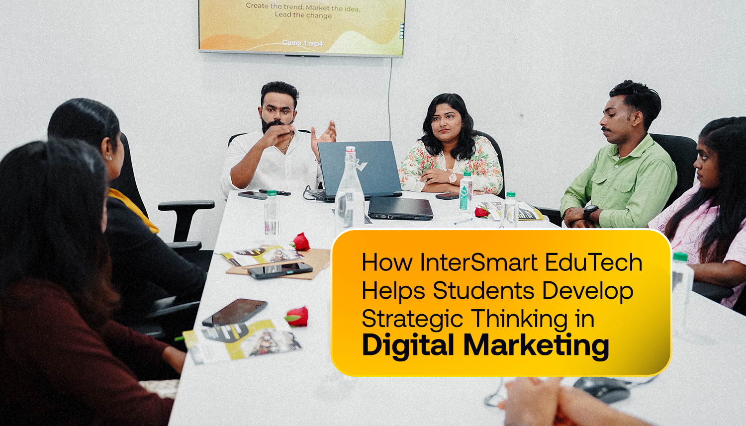 Students developing strategic thinking in digital marketing through practical learning and digital marketing activities